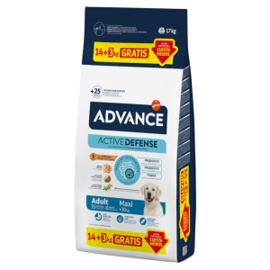 Advance Adult Maxi ração seca para cão grande 14 + 3Kg